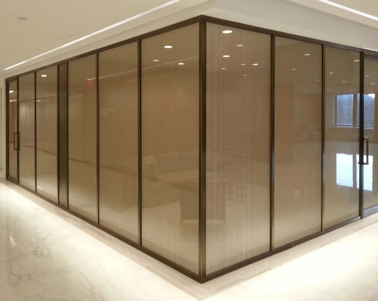 Tinted Interior Glass Example